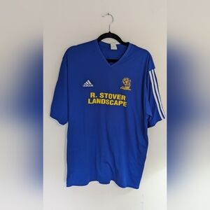 Adidas Blue Soccer Jersey Size Large